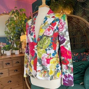 Floral Alice & Olivia blazer, size L